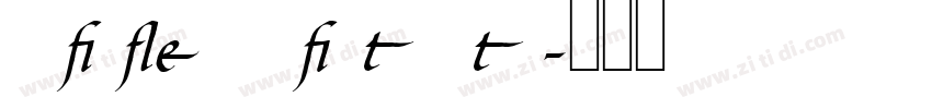 Bible Script Std字体转换